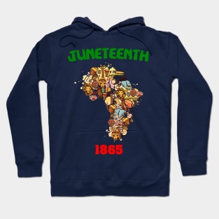 Juneteenth 1865 Freedom I Black Pride African Freedom Day Hoodie